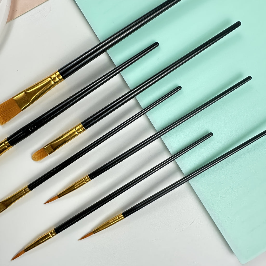 Acrylpinsel Set – 11 Pinsel für Glasfarben, DIY & Bastelprojekte